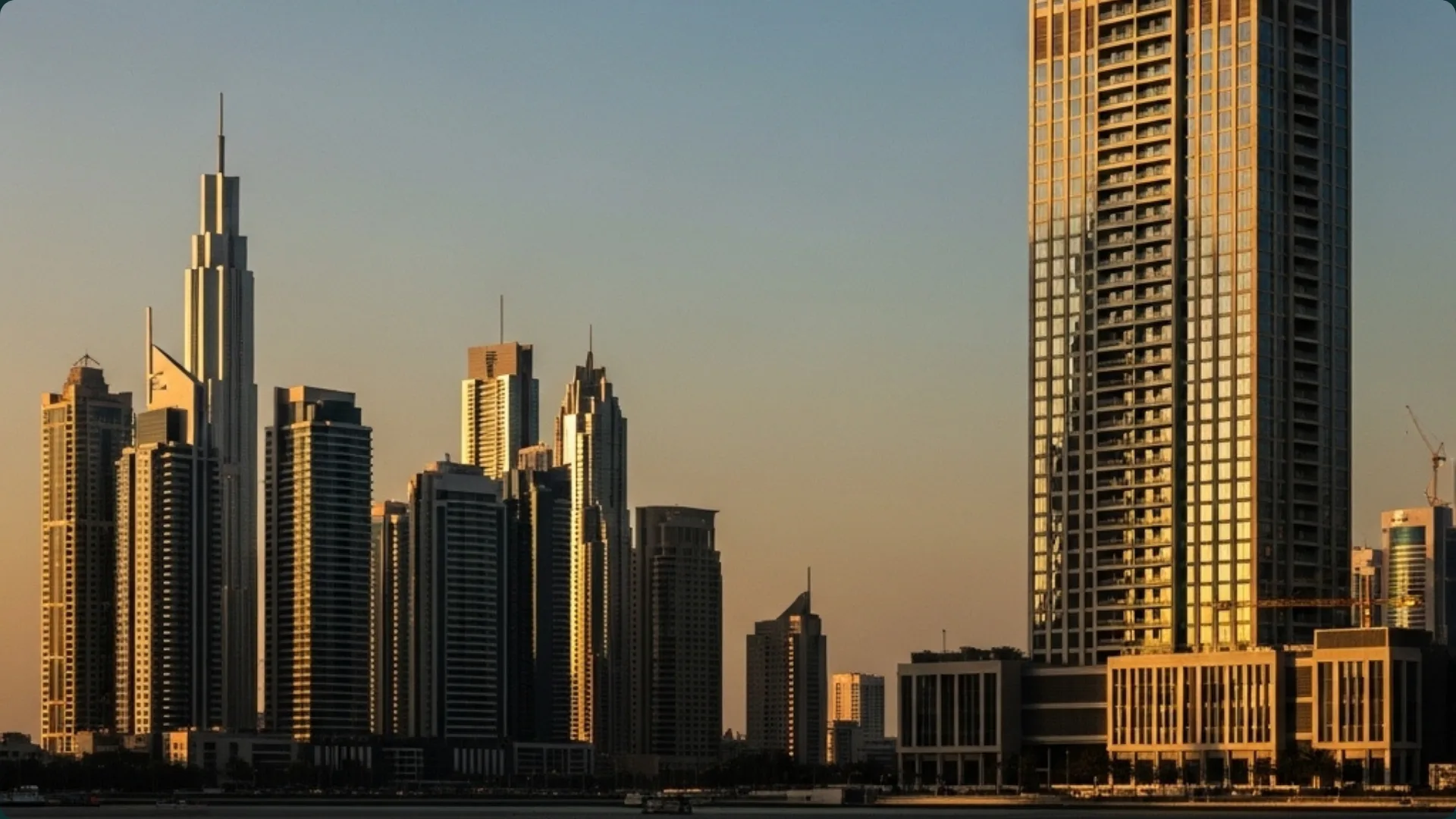 Dubai skyline representing premium assets locked behind large deposits