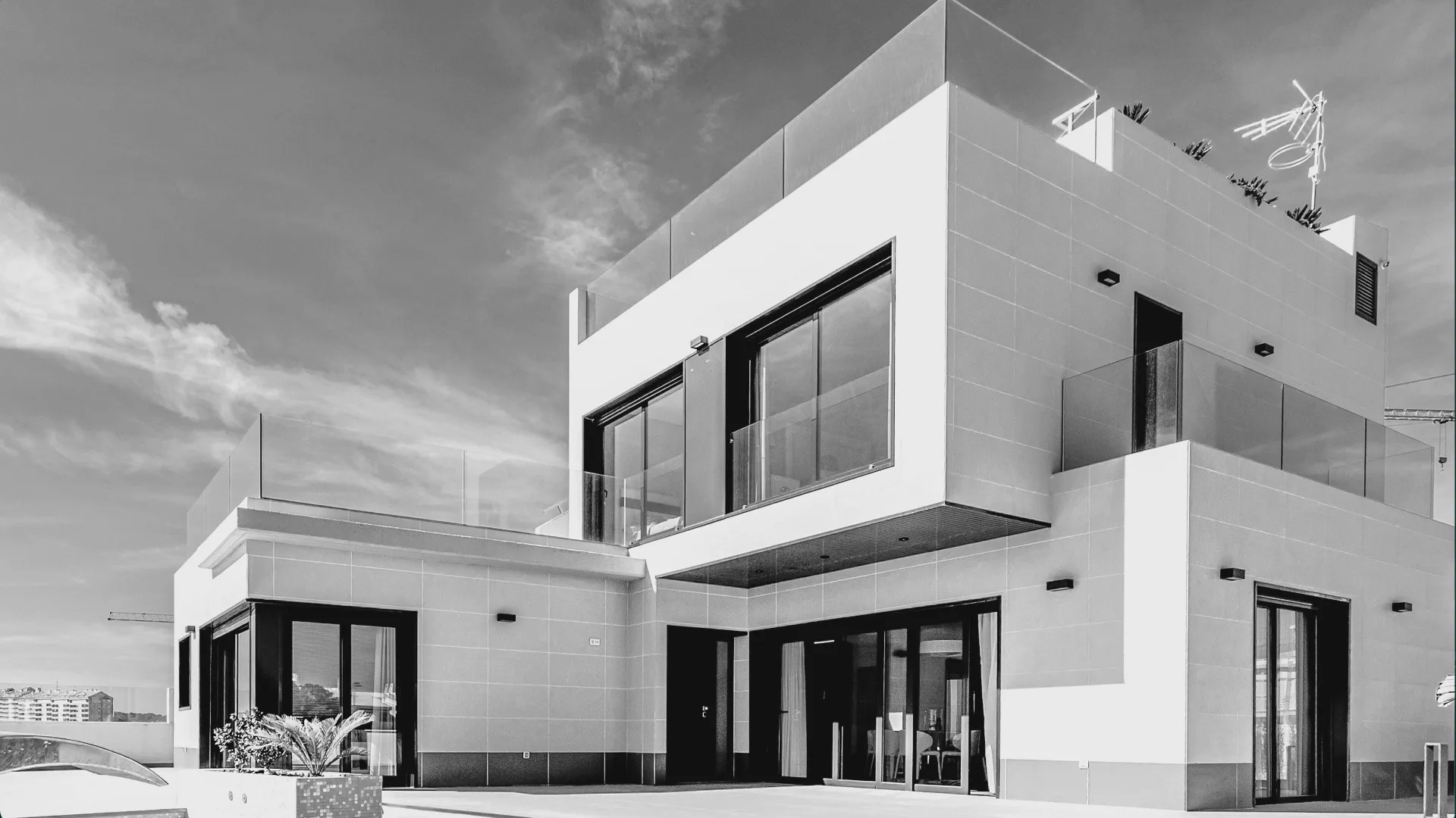 Modern property representing whole-asset purchase