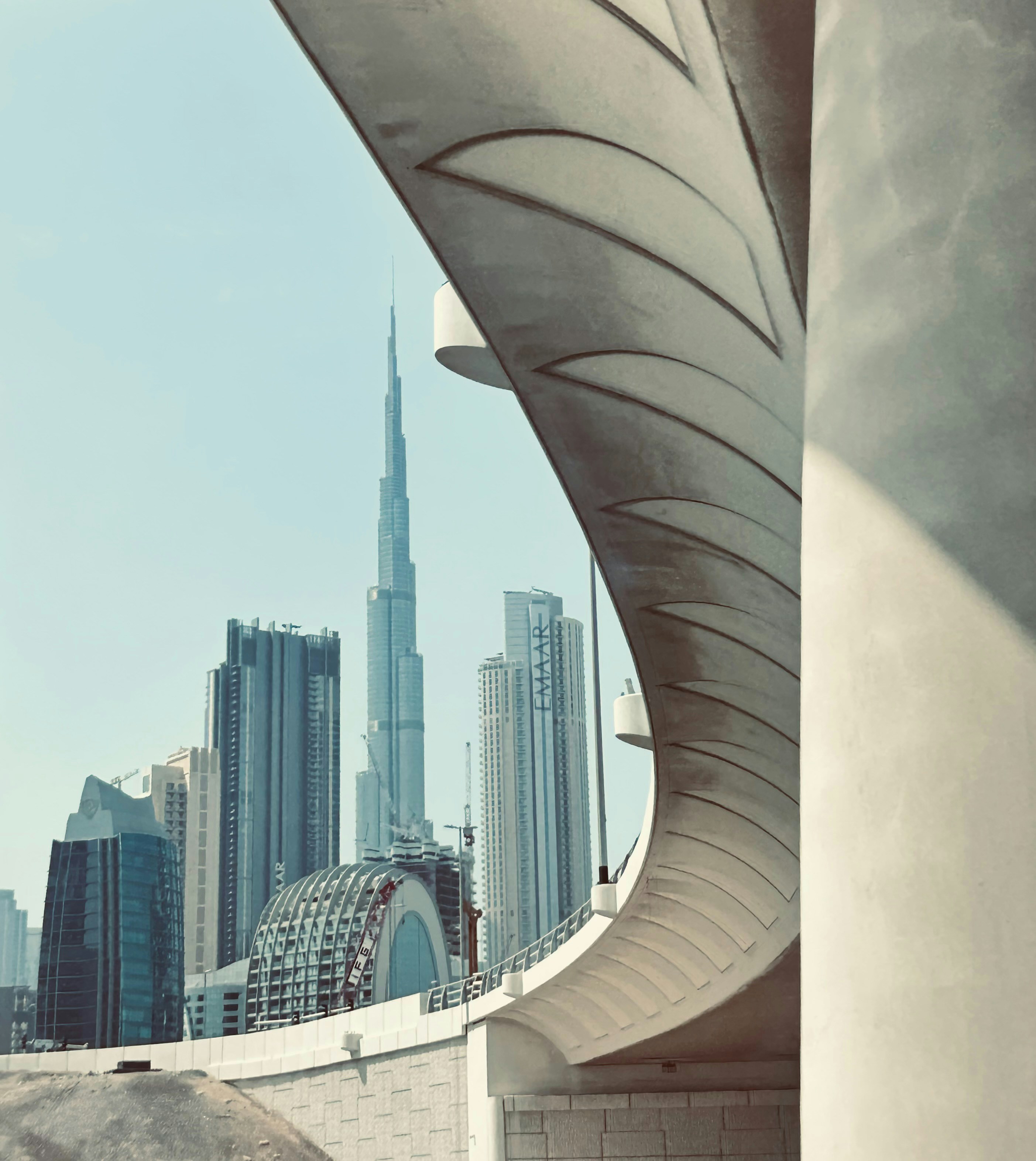 Dubai waterfront architecture