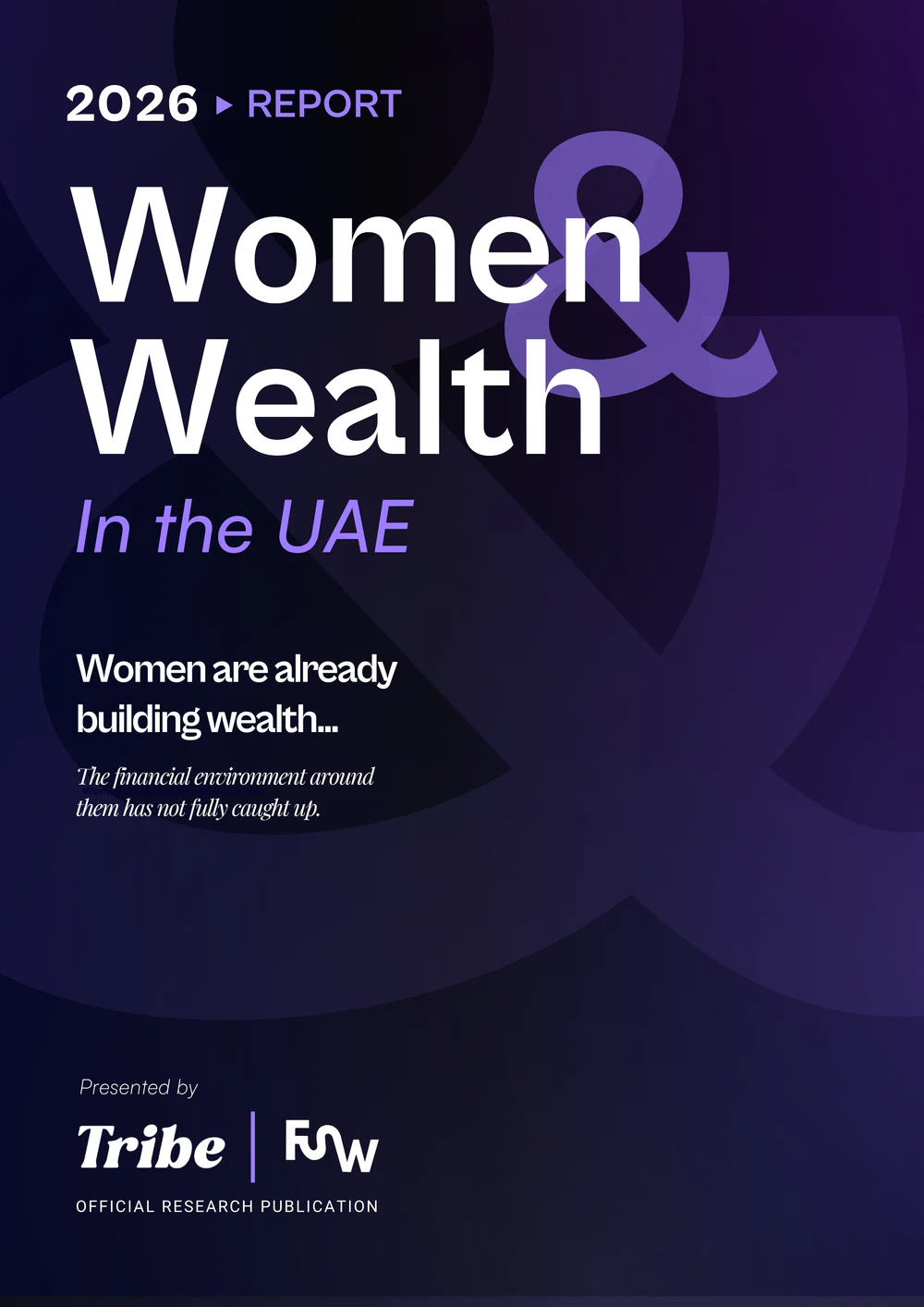 Cover of the Women and Wealth in the UAE 2026 report